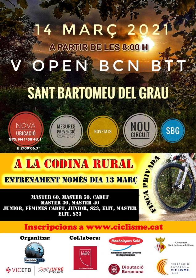 El Open Barcelona BTT llega a Sant Bartomeu del Grau