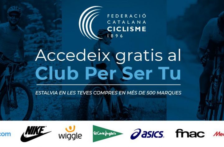 La Federación catalana de Ciclismo presenta el Club Per Ser tu, plataforma de ventajas y servicios para los federados