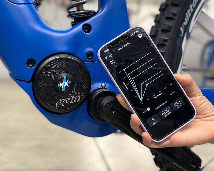 Polini presentó el nuevo App para e-Bike para una conexión a motores E-P3+ y E-P3+MX que se actualizan con el firmware 4.60.