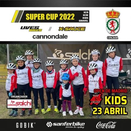 Recta final de la Super Cup Kids con la prueba de Coslada el próximo 23 de Abril