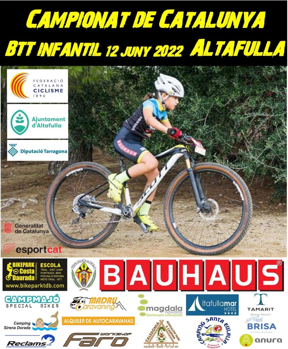 Campeonato de Cataluña Infantil de BTT XCO será en Altafulla el 12 de junio
