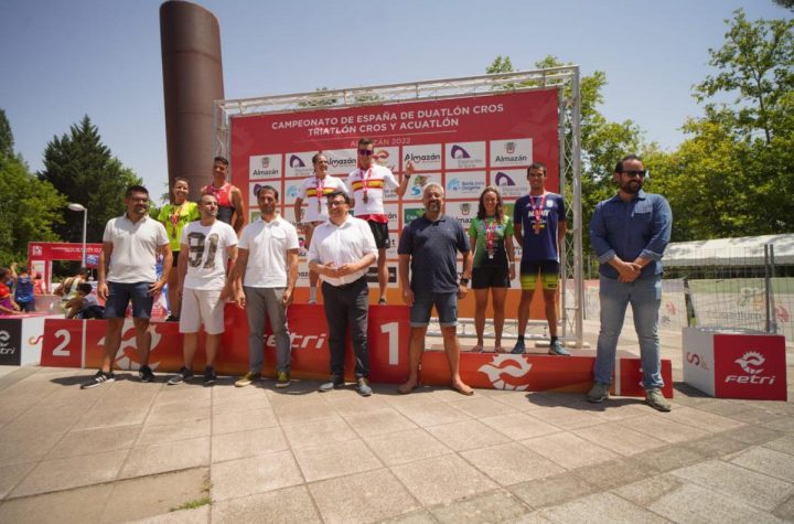 Laura Gómez y Sergio Correa ganan el Campeonato de España de Duatlón Cross de Almazán