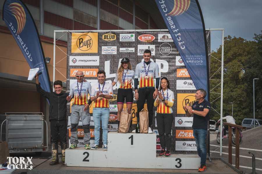 Jofre Cullell y Alba Malagón, campeones de Cataluña de BTT E-Bike en Quart