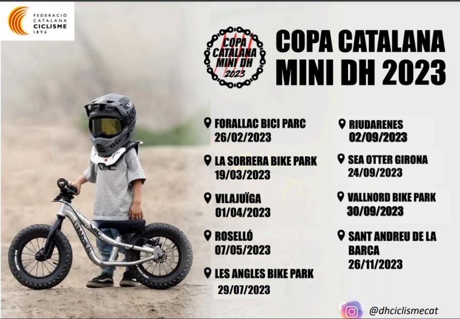 La Copa Catalana de MiniDH presenta un calendario de nueve fechas