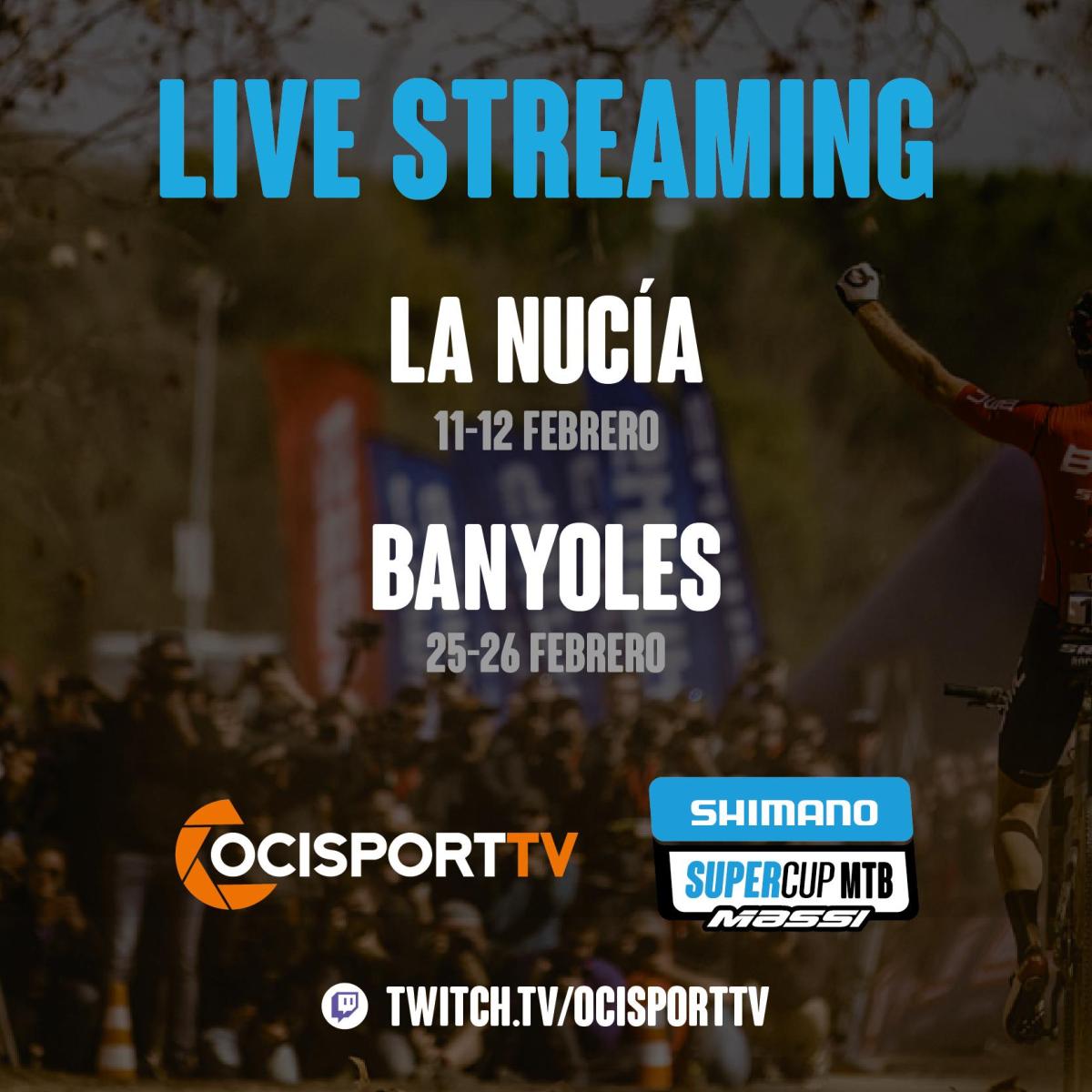 OcisportTV emitirá en directo las Shimano Super Cup Massi de La Nucía y Banyoles