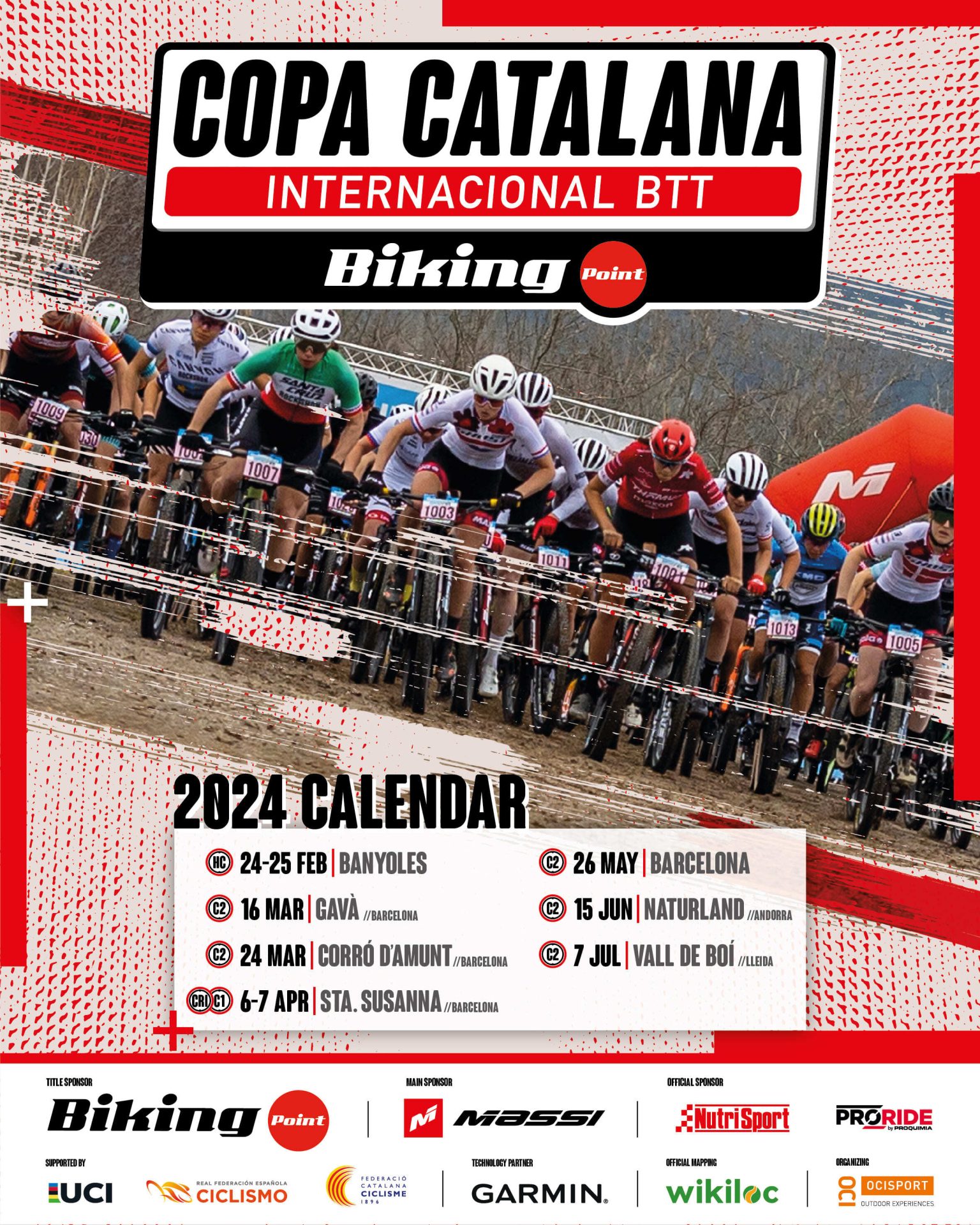La Copa Catalana Internacional BTT Biking Point llega en 2024 con 7 pruebas internacionales